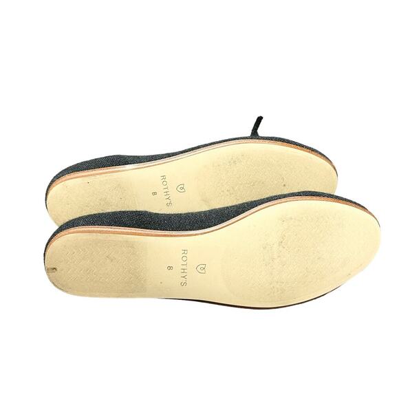 Rothy’s Merino Tassel Loafer in Black Diamond Women’s Size‎ 8 - Picture 7 of 10